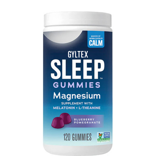 CALM Sleep with Melatonin Gummies Blueberry-Pomegranate Flavor, 120 Tasty Gummies