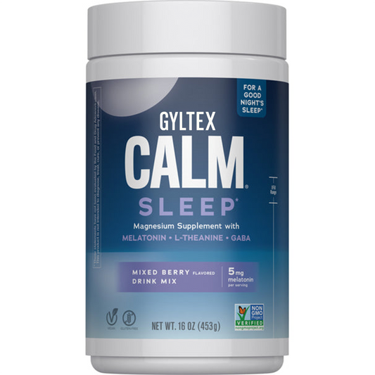 CALM Sleep with Melatonin Powder Wildberry, 6 oz (170 g) Powder